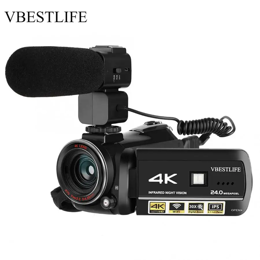 Camara Профессиональный AC3 IPS 3 1 дюйма HD сенсорный экран беспроводной WIFI DV 4K Цифровая