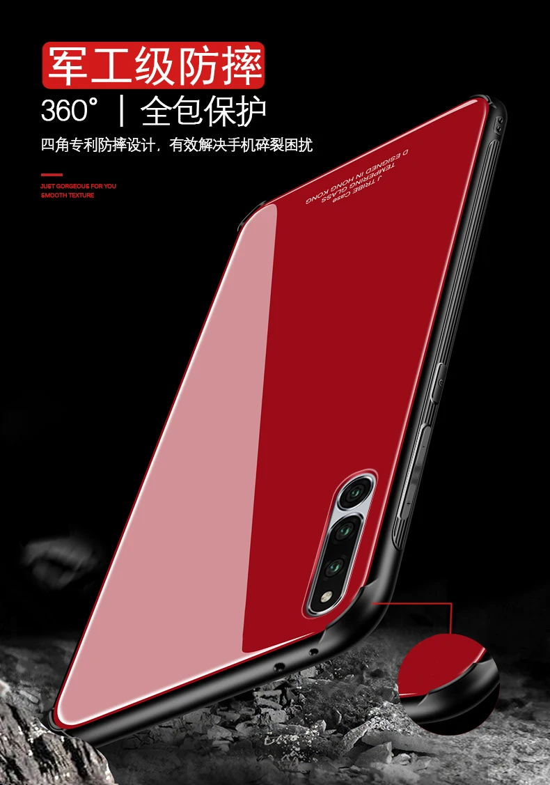 Huawei Honor Magic 2 чехол из закаленного стекла для Magic2 мягкая рамка зеркальная