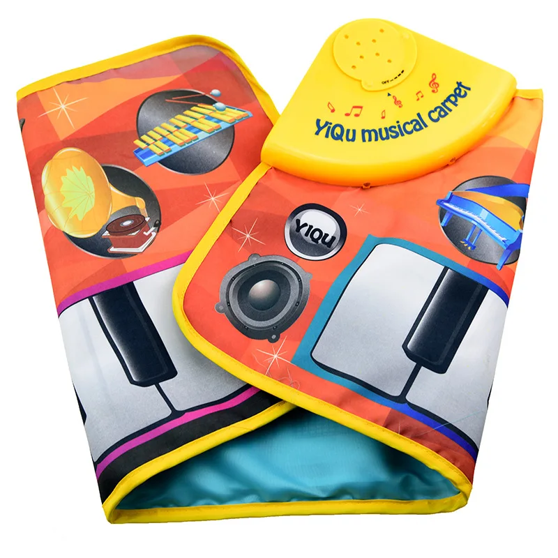 F Children's Flash Piano Carpet Home Rugs Baby Multifunctional Musical Game Mats New Kind of Cushion Foot Step Dancing Mat | Дом и сад