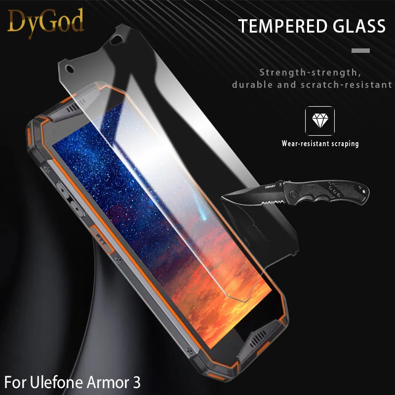 DyGod для Ulefone Armor 3 Закаленное стекло 5 7 дюймов Переднее защитная пленка T Замена