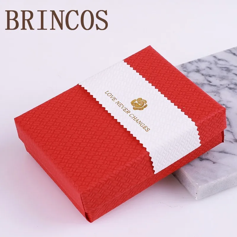 2019 декоративное кольцо бумажная квадратная коробка для хранения ювелирных
