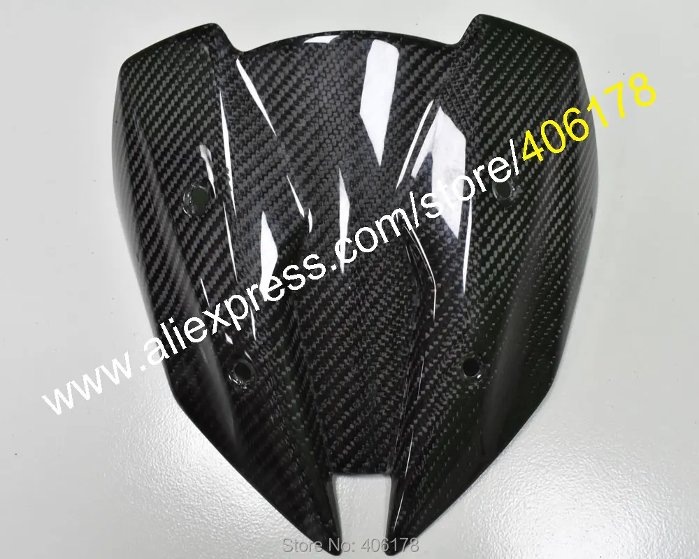 Переднее ветровое стекло из углеродного волокна для Kawasaki Z250 Z300 2015 2016 Запчасти