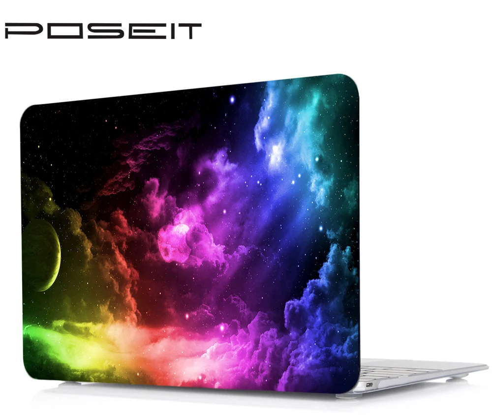Чехол для ноутбука 3 в 1 + чехол клавиатуры экранная пленка 2018 нового Macbook Air 13