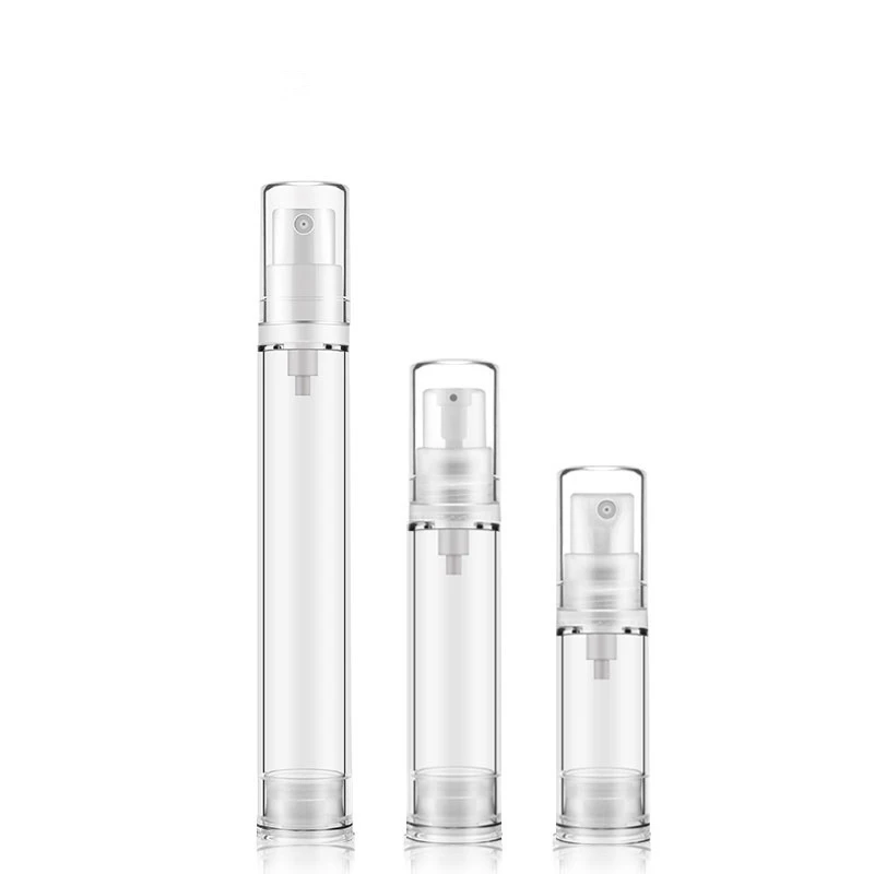 100pcs 5ml 10ml 15ml AS Transparent Cosmetic Spray Bottles Airless Mist Pump PP Sprayer Bottle Perfume Makeup Packaging Refill