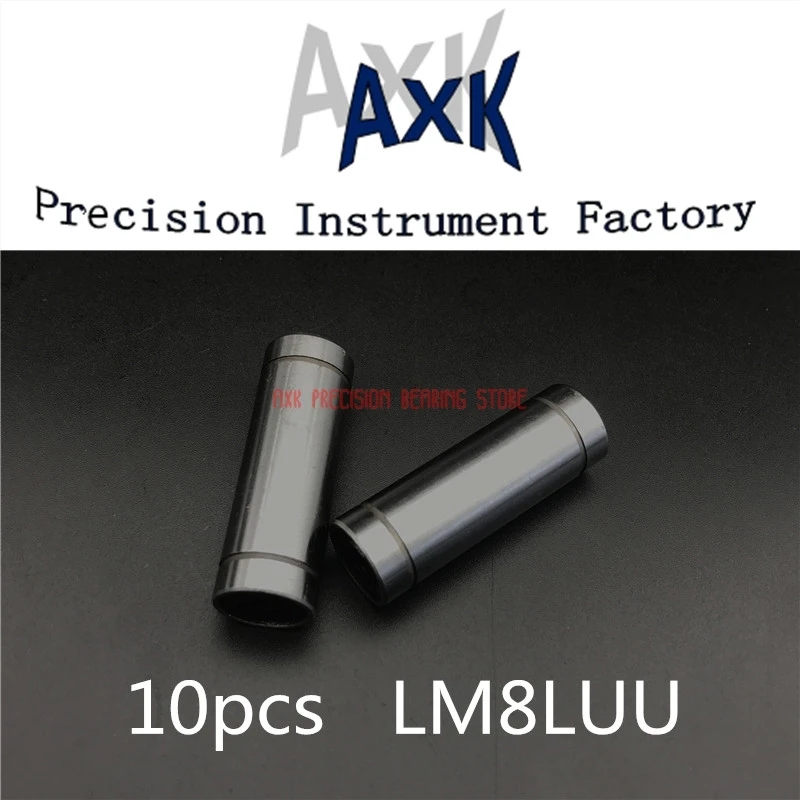 

2021 фрезерный станок с ЧПУ Запчасти AXK линейный рельс 10 шт. Lm8luu длинные Тип 8 мм линейного движения шариковых подшипников скользящая втулка дл...