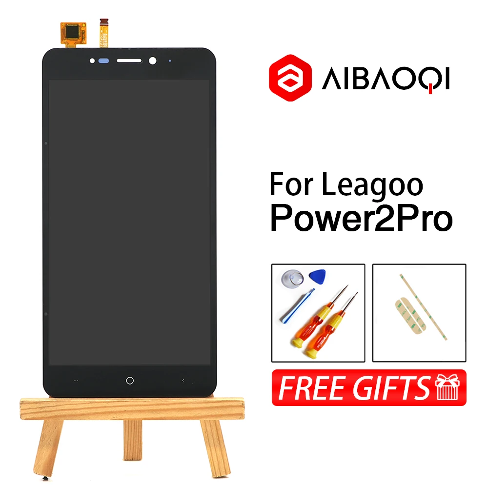 Сменный сенсорный ЖК дисплей AiBaoQi 5 2 дюйма 1280x720 для телефона Leagoo Power Pro Android 8