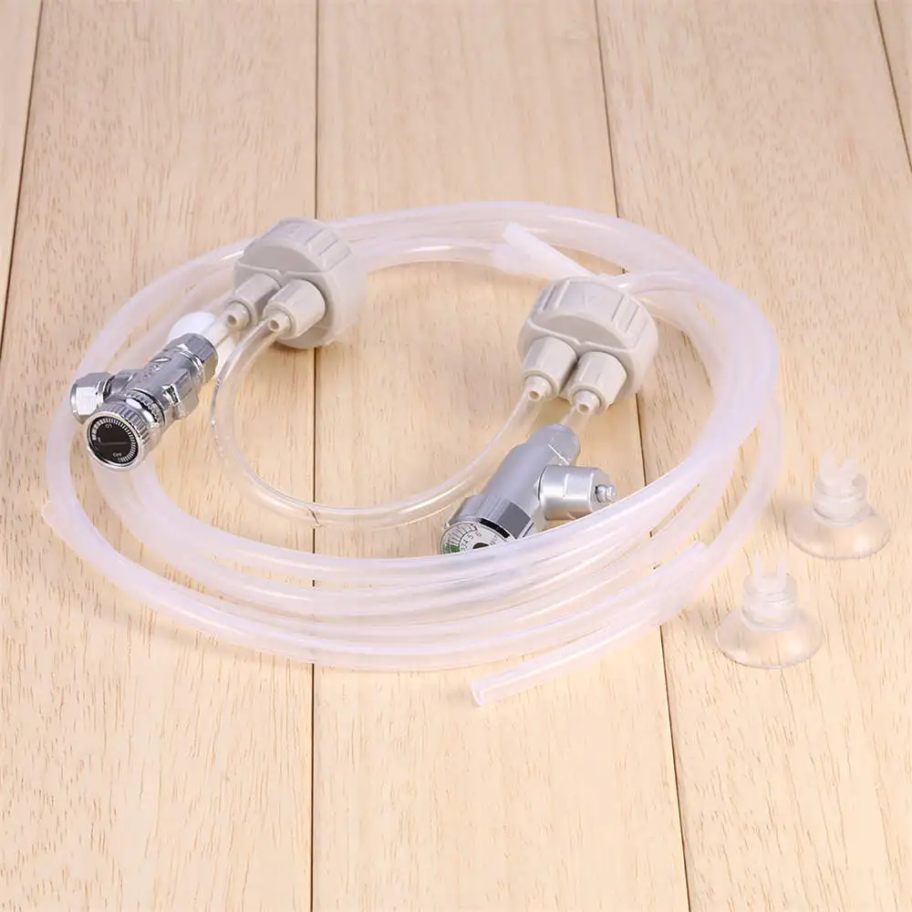 Аквариум DIY саженая СО2 система трубка D301 аксессуары Генератор Система Комплект
