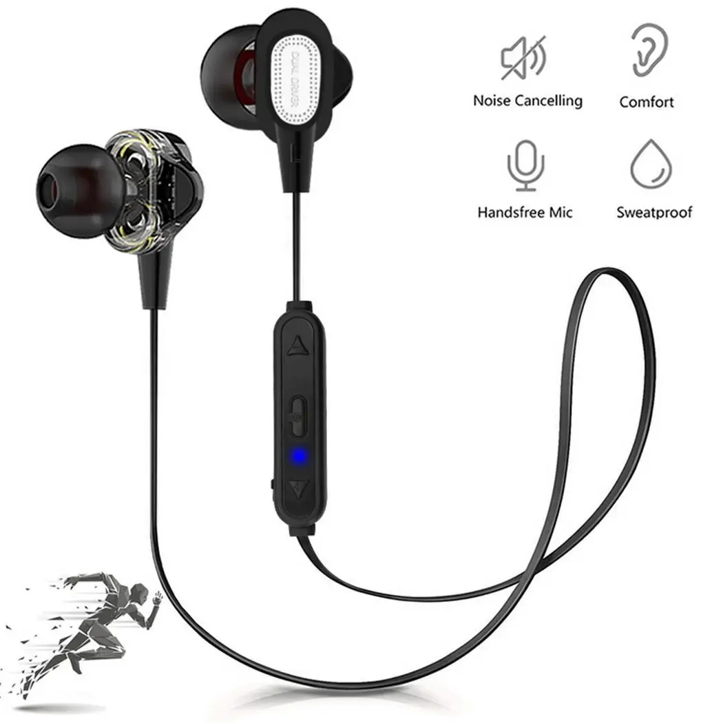 Беспроводные магнитные Bluetooth наушники спортивные Холтер музыка &lt0.3% громкой