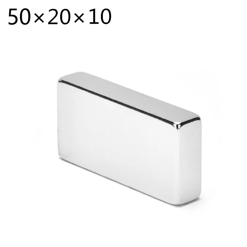 1 шт. 50x20x10 мм неодимовый магнит Блок N35 постоянный супер сильный Мощный маленький