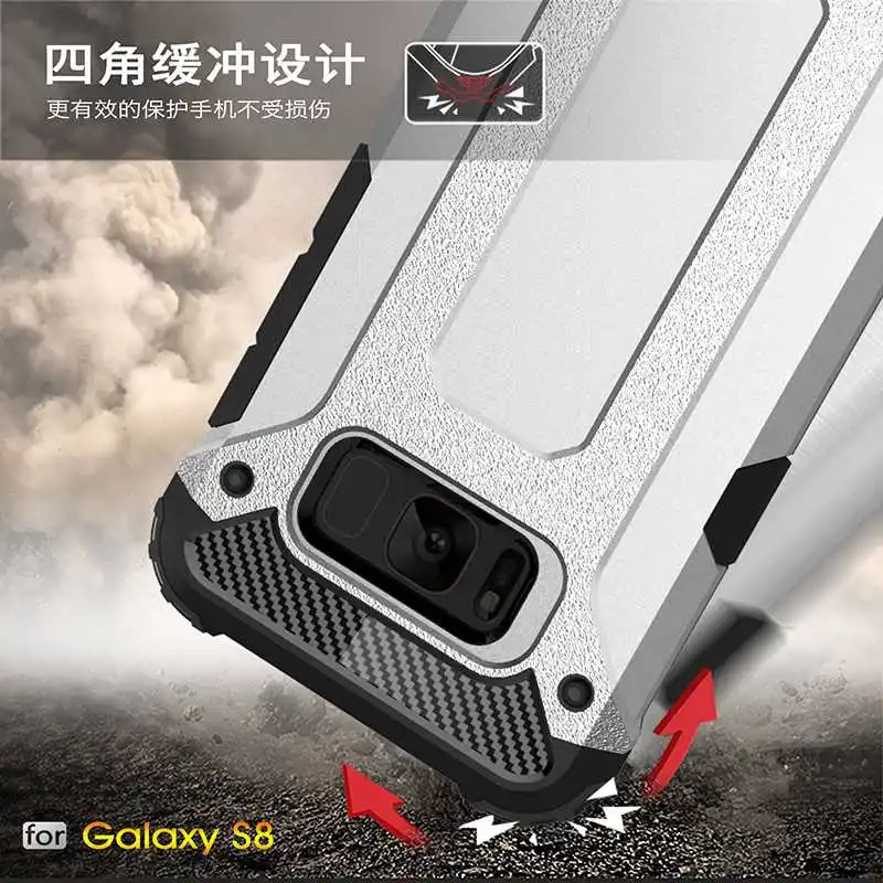 Mokoemi Iron Armor Shock Proof 5.8&quotFor Samsung Galaxy S8 Case For Plus cell Phone Cover |
