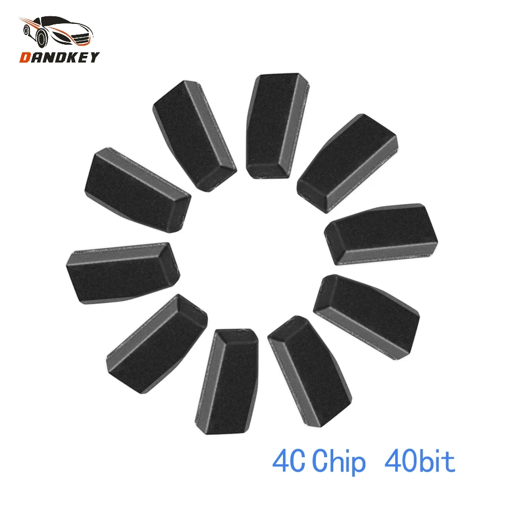 Dandkey 10X транспондер 4C Чип 40 бит для Toyota Corolla Crown 2005 2006 2007 2008 2009 2010 2011 дистанционный