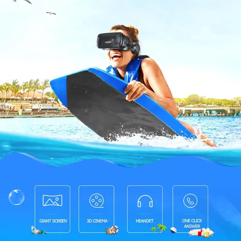 Google Cardboard 3D очки виртуальной реальности гарнитура игровой шлем для смартфонов 3 5 6