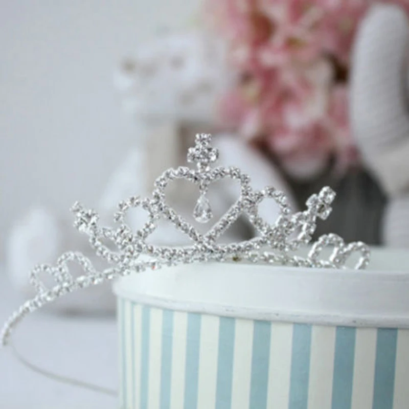 Распродажа 2020 блестящая корона принцессы Корона невесты конкурс короны гребень - Фото №1