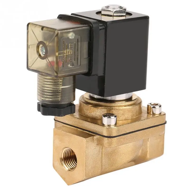 Электромагнитный клапан DC12V/24 V/AC110V/220 V PU220 02 G1/4 Интерфейс 2 способа прямого