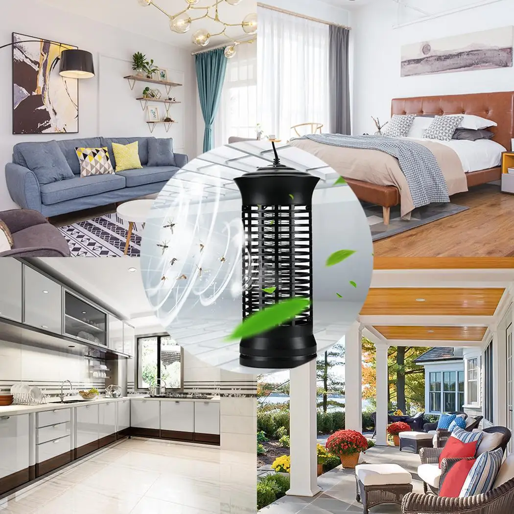 Электрический шок убийца комаров лампа маленькая 4 Вт ночь 20 квадратных метров