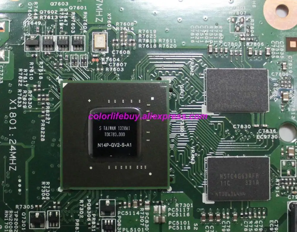 Натуральная CN-0NJ6T0 0NJ6T0 NJ6T0 w I3-4010U Процессор GT740/2G GPU ноутбук материнская плата для