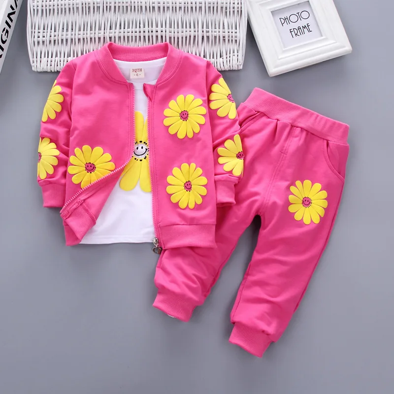 

Fashion Baby Girls clothes Children clothing set Long Sleeve Tops+Pants Winter clothes for children Baby Girls Kids Clothes Set