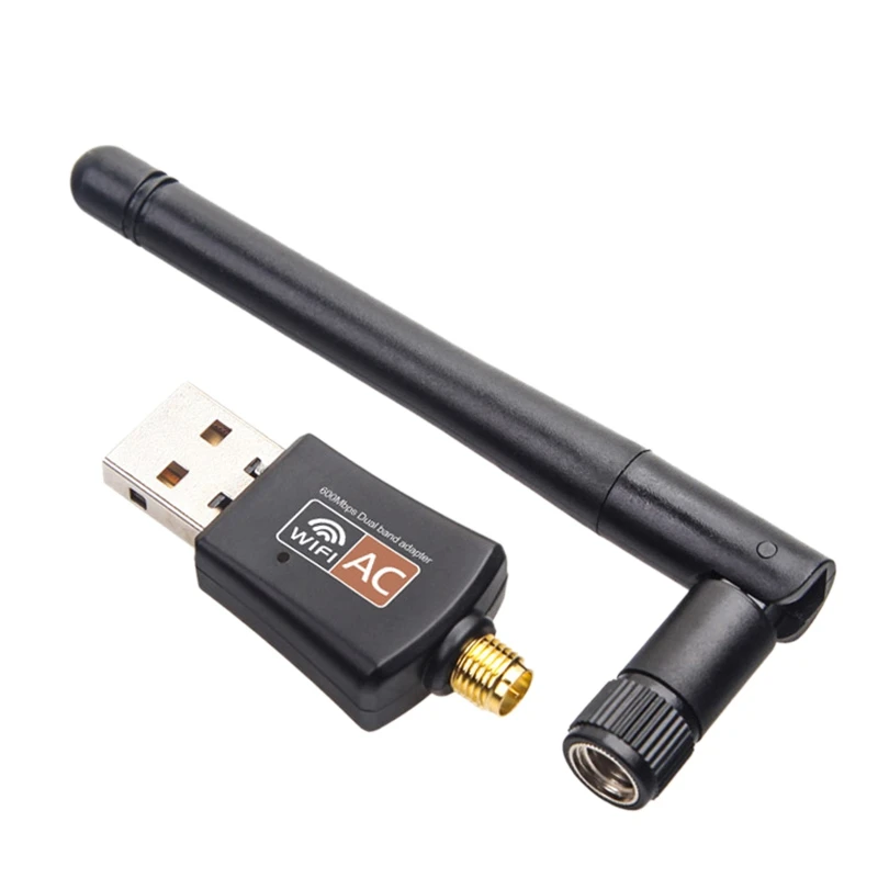Беспроводной Wi-Fi адаптер Mini 5 ГГц 2 4 600 Мбит/с 802.11ac USB | Компьютеры и офис
