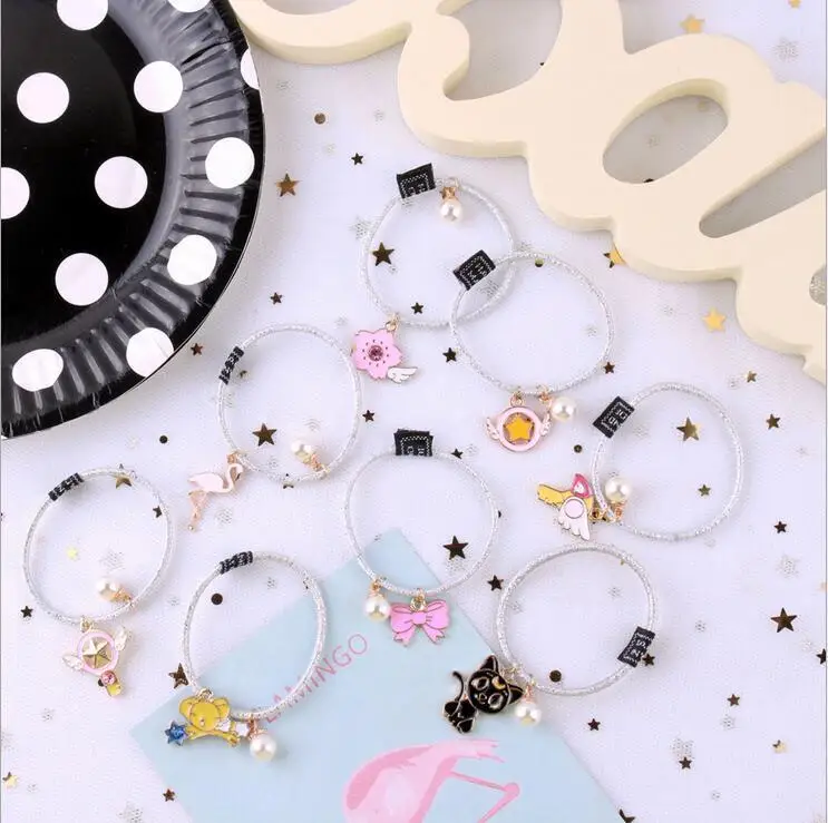 Women Head Rabbit Girl Fox Cute Band Headwear Rope Tie Hair Gifts that women love Elastic Necklace Cat Cartoon | Украшения и