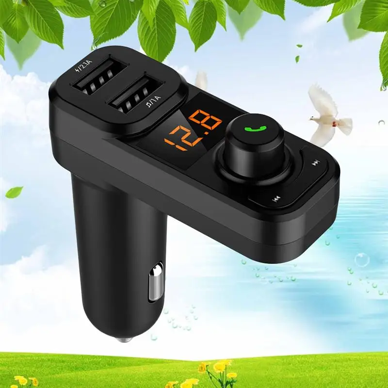 Беспроводной Bluetooth Автомобильный MP3-плеер fm-передатчик радио с 2 usb-портами