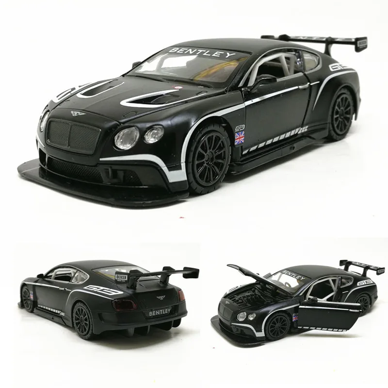 Лидер продаж 2019 1:32 Bentley Continental GT3 модель автомобиля из сплава литые модели