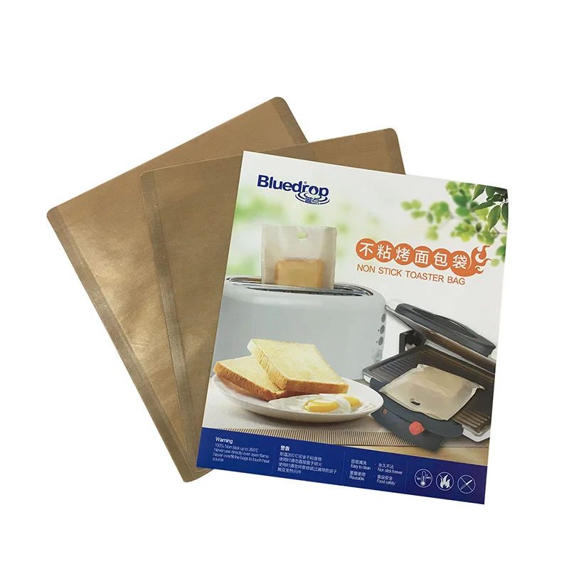 Bluedrop многоразовые сумки для тостеров PTFE сэндвич пакеты гриль мешки сыра