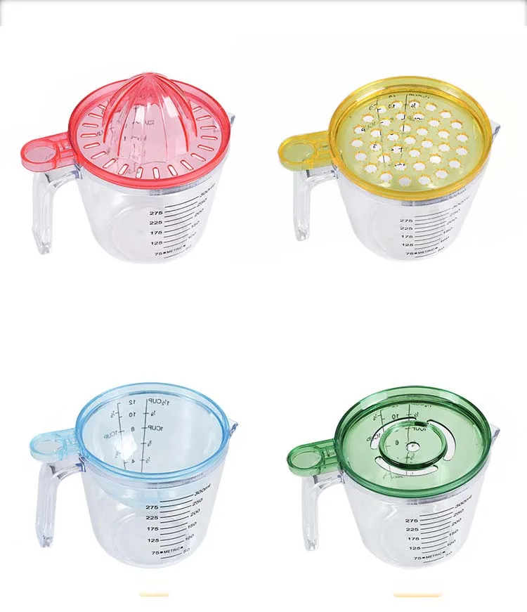 manual Multi-function lemon juice orange kitchen tools Funnel grinder juicer egg white separator measuring cup extractor | Дом и сад