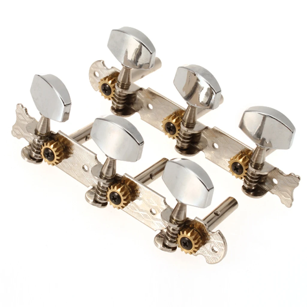 

Zinc Alloy Classical Guitar Tuning Pegs Machine Heads Tuners w/ Chrome Tip For Classical Guitar
