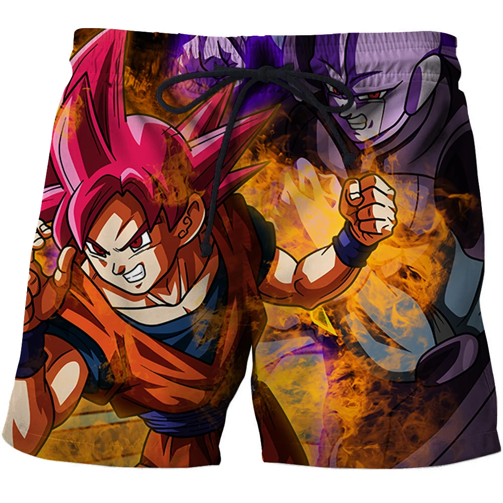 Новый аниме Dragon Ball Z Наруто мужские летние повседневные шорты Супер Saiyan сын Goku vegeta