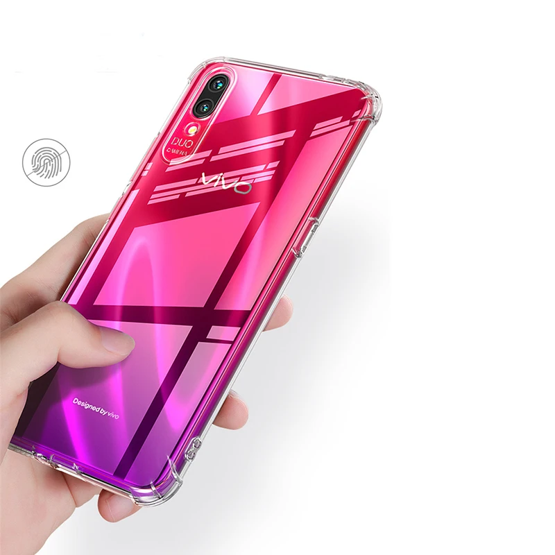 For BBK vivo iQOO NEX V7 Y83 Y71 X21i UD X20b plus V9 V5plus Y79 Ultra Thin TPU Case Clear Crystal Soft Silicone Back Full Cover | Мобильные