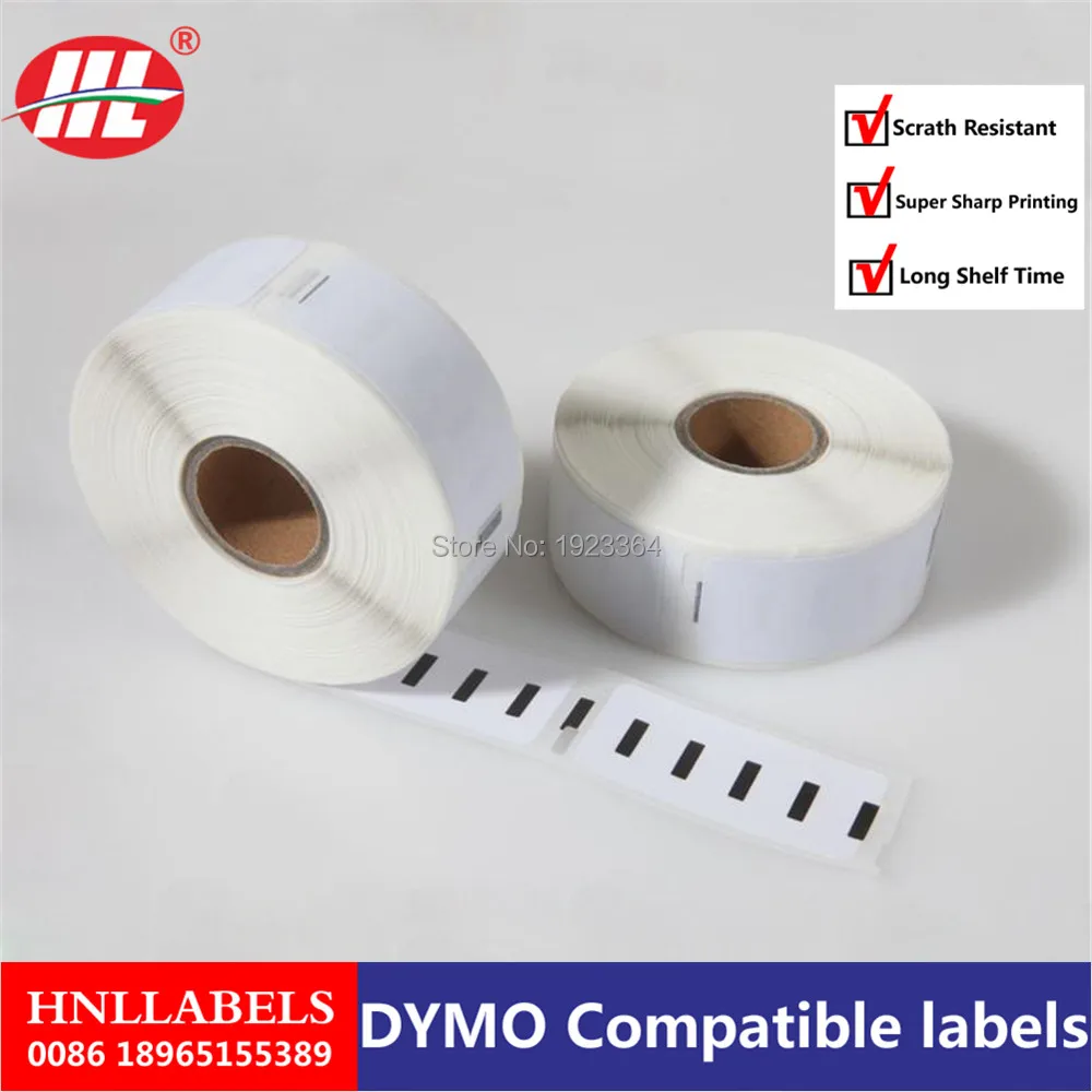 Совместимые с Dymo этикетки 11352 11252 54 мм x 25 500 этикеток в рулоне LabelWriter Turbo Twin 400
