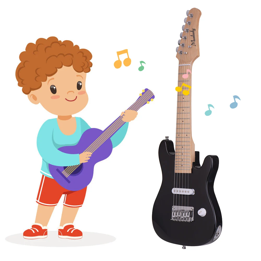 Набор для электрогитары Muslady 28 дюймов корпус из клена и пенополистирола с чехлом