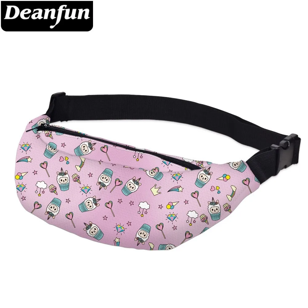 Deanfun бриллиантовый узор лама Фанни пакеты для женщин водонепроницаемый поясная