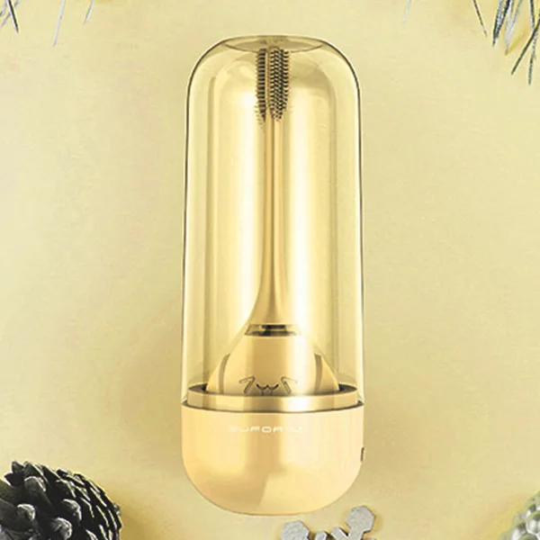 SUFOR U Q 08 360 градусов Милая Детская электрическая зубная щетка 3 сторонний вогнутые