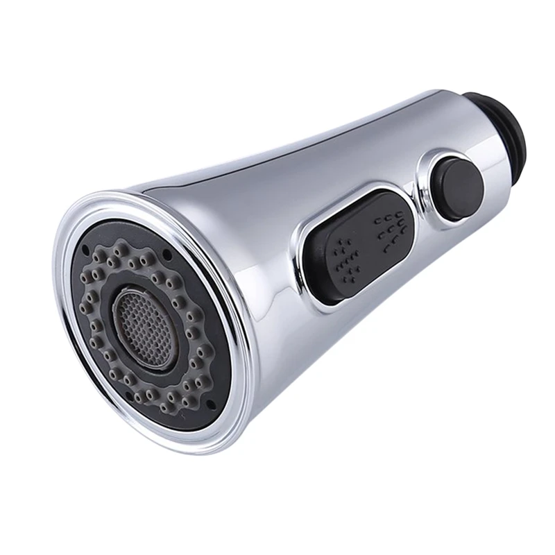 Kitchen Sink Faucet Head 2-Function Pull Out Spray Replacement Part 1/2 Inch Ips Connections Polished Chrome | Дом и сад