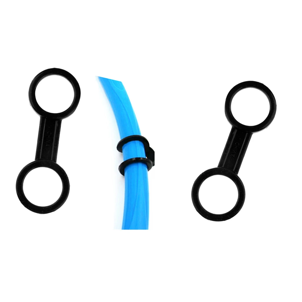 MagiDeal 2Pcs Scuba Diving Dive Snorkeling Soft Silicone Snorkel Mask Strap Keeper Holder Clip Retainer Attachment Gear | Спорт и