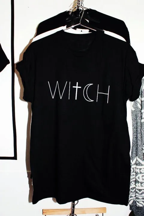 

Halloween witch t-shirt funny women fashion slogan unisex cotton casual tees cross moon graphic gift grunge top t shirts-J020