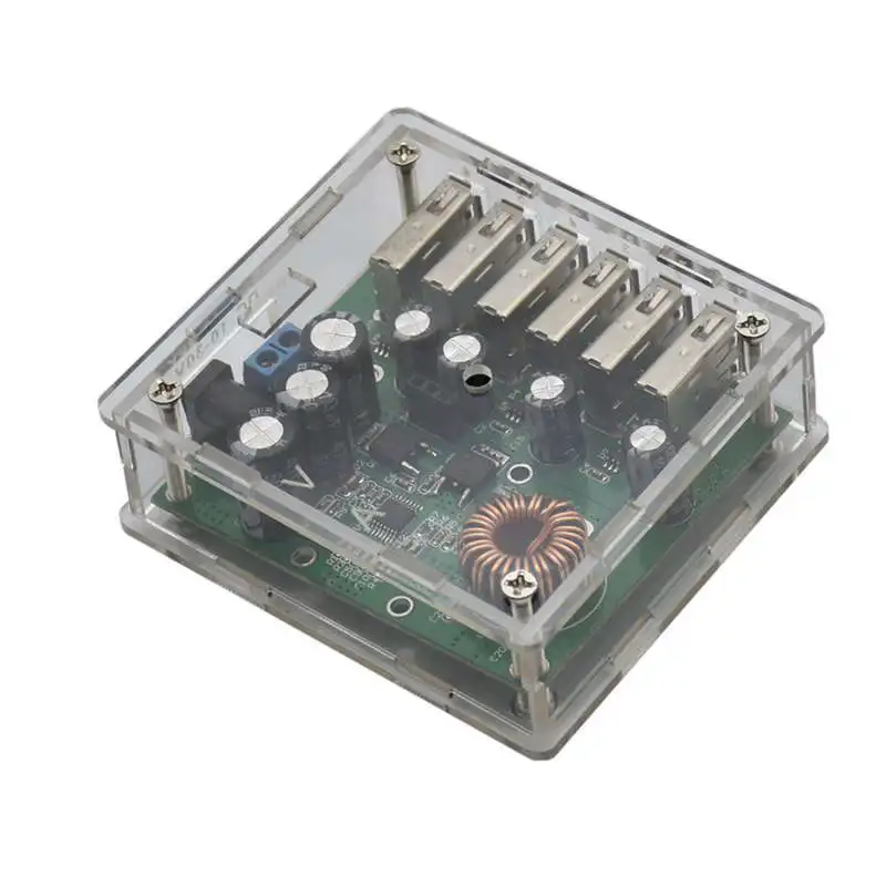 Dc10-30V Buck 5V 6 модуль зарядного устройства USB Автоматическое идентификационное