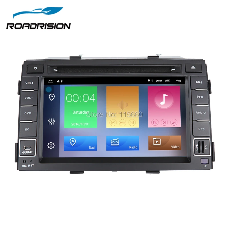 RoadRision 2Din Android 8 1 автомобильный dvd мультимедийный плеер для KIA Sorento 2009 2012 комплект с
