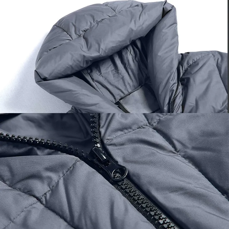Bat Type Loose Plus Size White Duck Down Jacket Fashion Long Winter Jacket Coat Women Hooded High-end Feather Overcoat Female