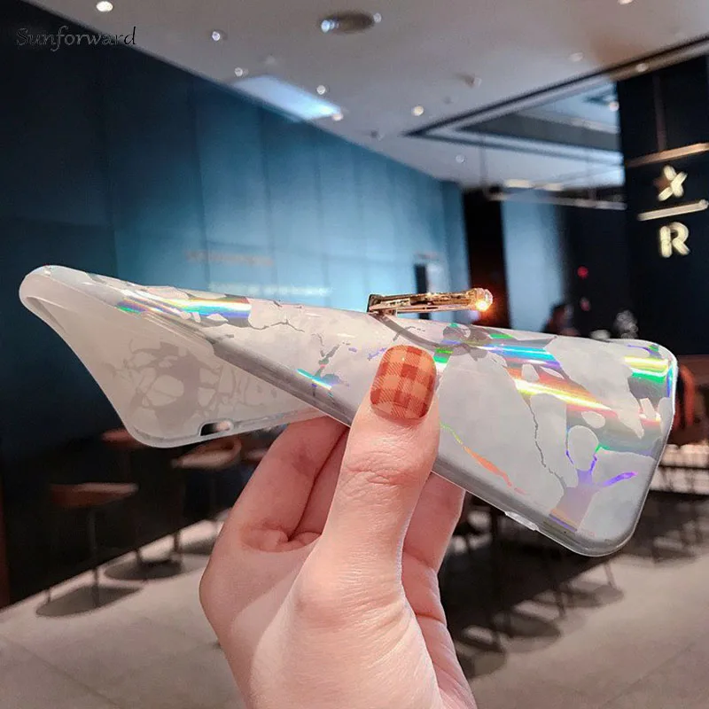 Роскошный Мраморный чехол для iPhone X XS MAX XR силиконовое мягкое кольцо