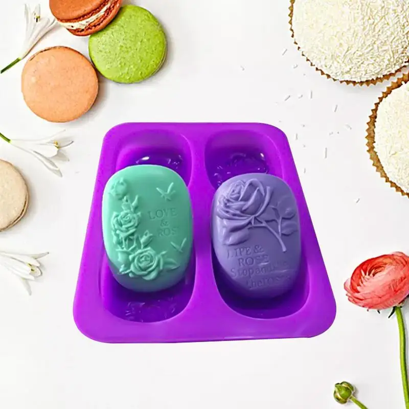 Практичная форма для мыла ручной работы Пищевая силиконовая различные стили