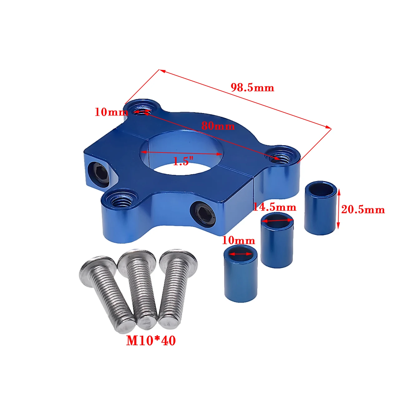 Синий адаптер CNC 44T для универсального 2 тактного моторизованного велосипеда 1