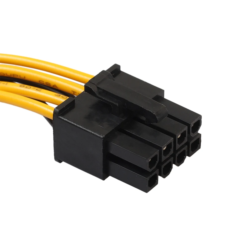 Двойной 15Pin SATA к PCI E 8 контактный кабель PC компьютер Видеокарта шнур питания| |