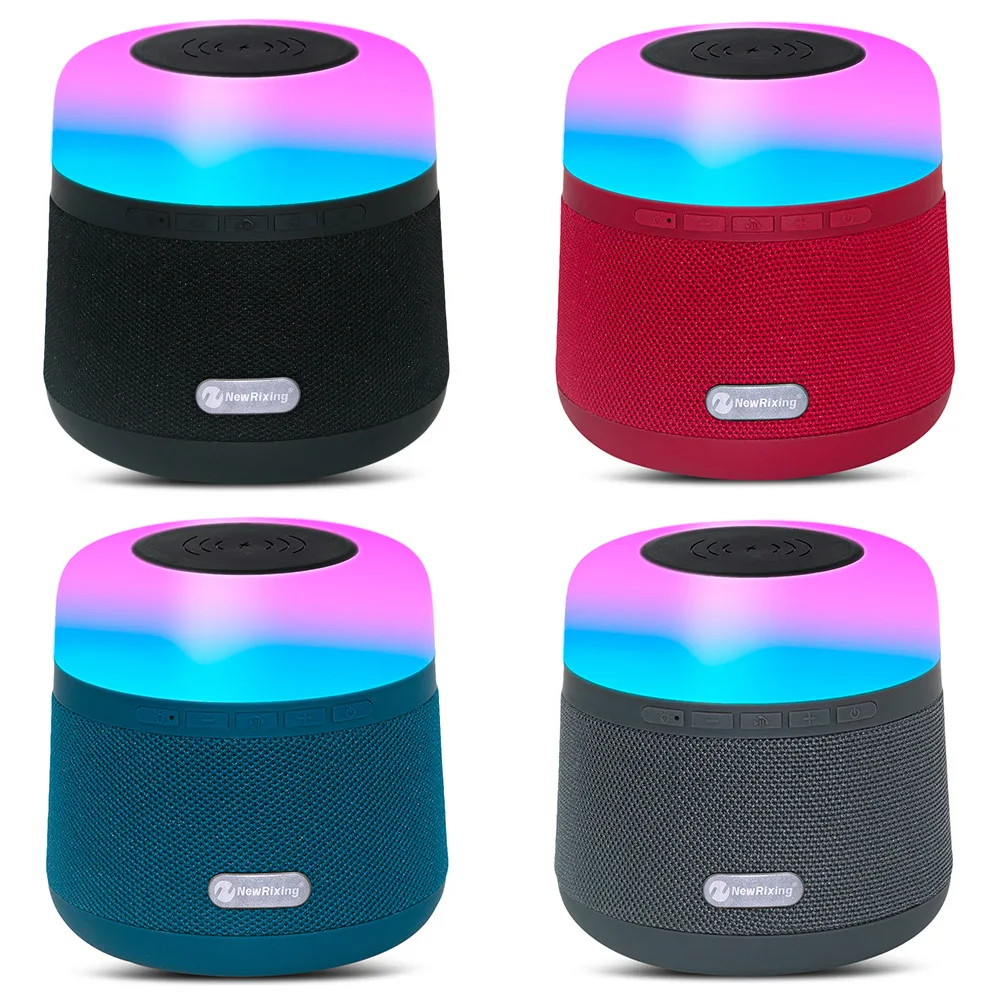 NewRixing NR 3500 светодиодный Bluetooth стерео динамик портативный Кемпинг лампа громкий
