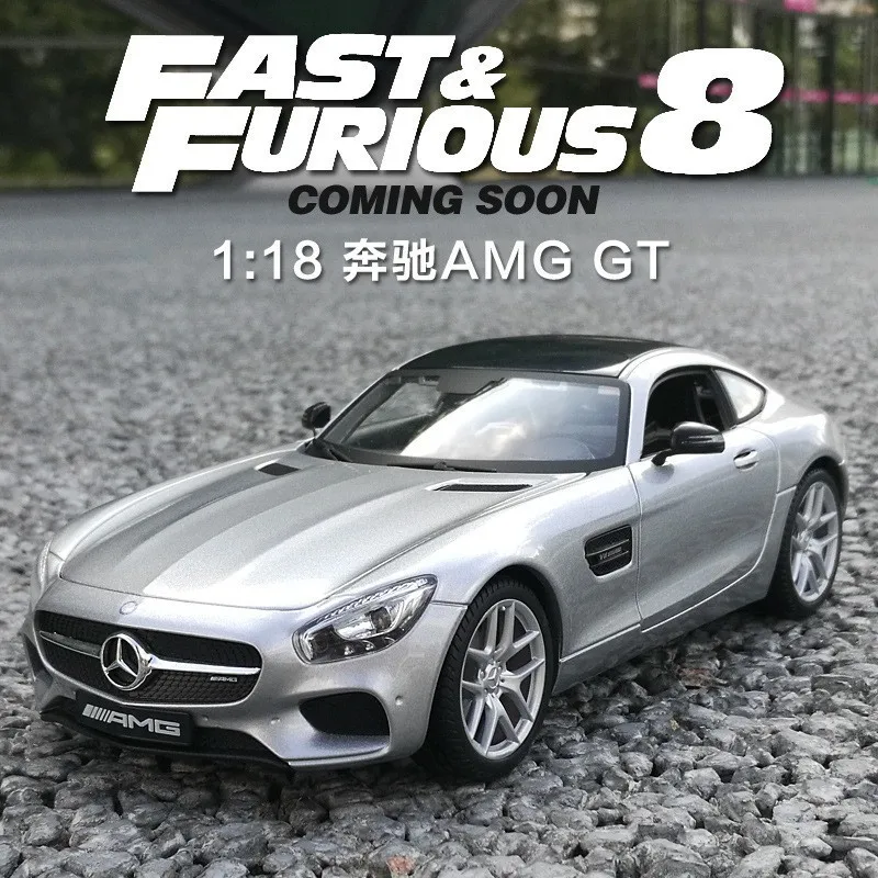 

Масштаб 1:18 товар-Bens AMG GT, модель игрушки для детей, рождественский подарок, Прямая поставка, модель супер беговых автомобилей из сплава, ориг...