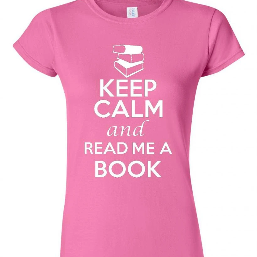 Junior сохранять спокойствие и читать мне книгу Футболка Tee|Футболки| |