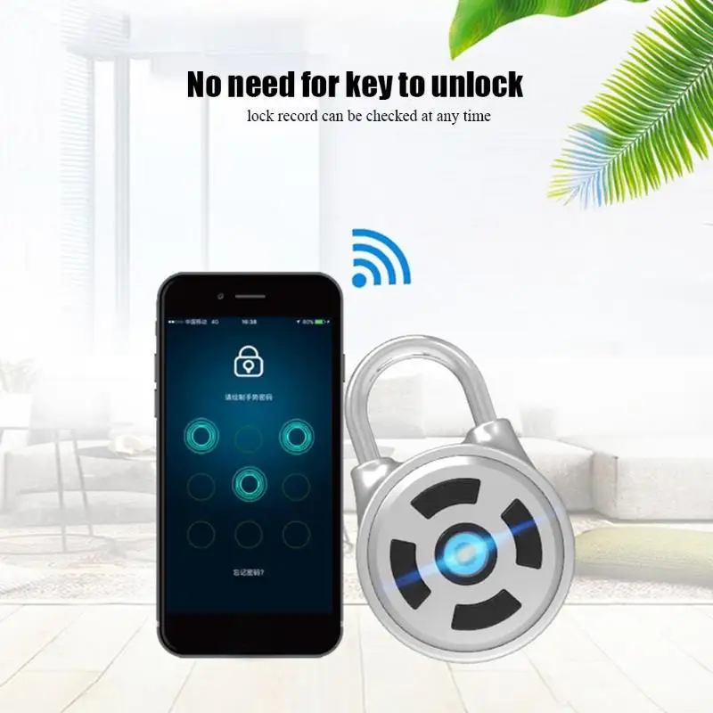 Smart замок с Bluetooth управлением Электронный беспроводной Keyless приложение