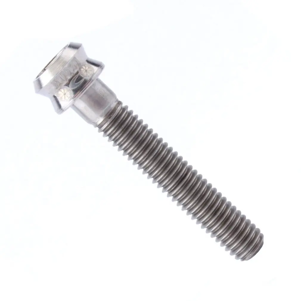 4pcs M6*35 Titanium alloy screws Heightening Handle Bar Bowl Cap Screws Mountain Bike Road Set | Спорт и развлечения
