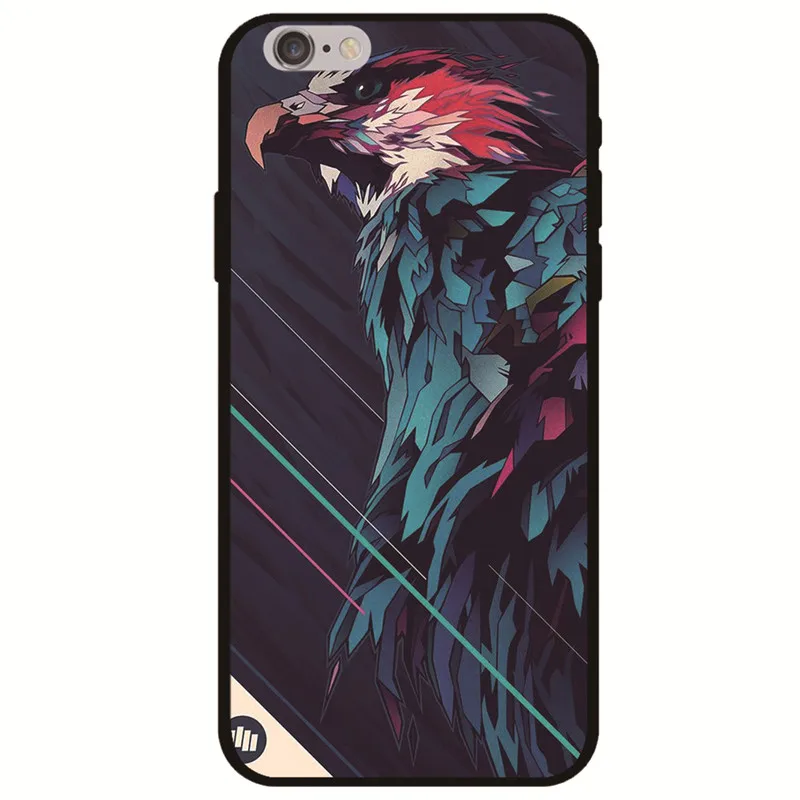 Animal Patterned Cases for iphone x case iPhone XS Max XR 8 7 6 6S Plus 5 5S SE Cover Tiger Lion Bear Owl Wolf TPU |